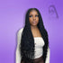 32" Goddess Locs Full HD Lace Front Braided Wigs