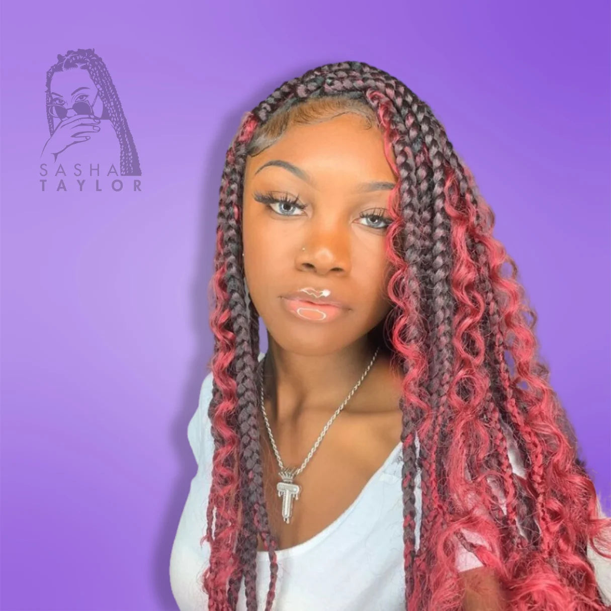 32" Goddess Locs Full HD Lace Front Braided Wigs